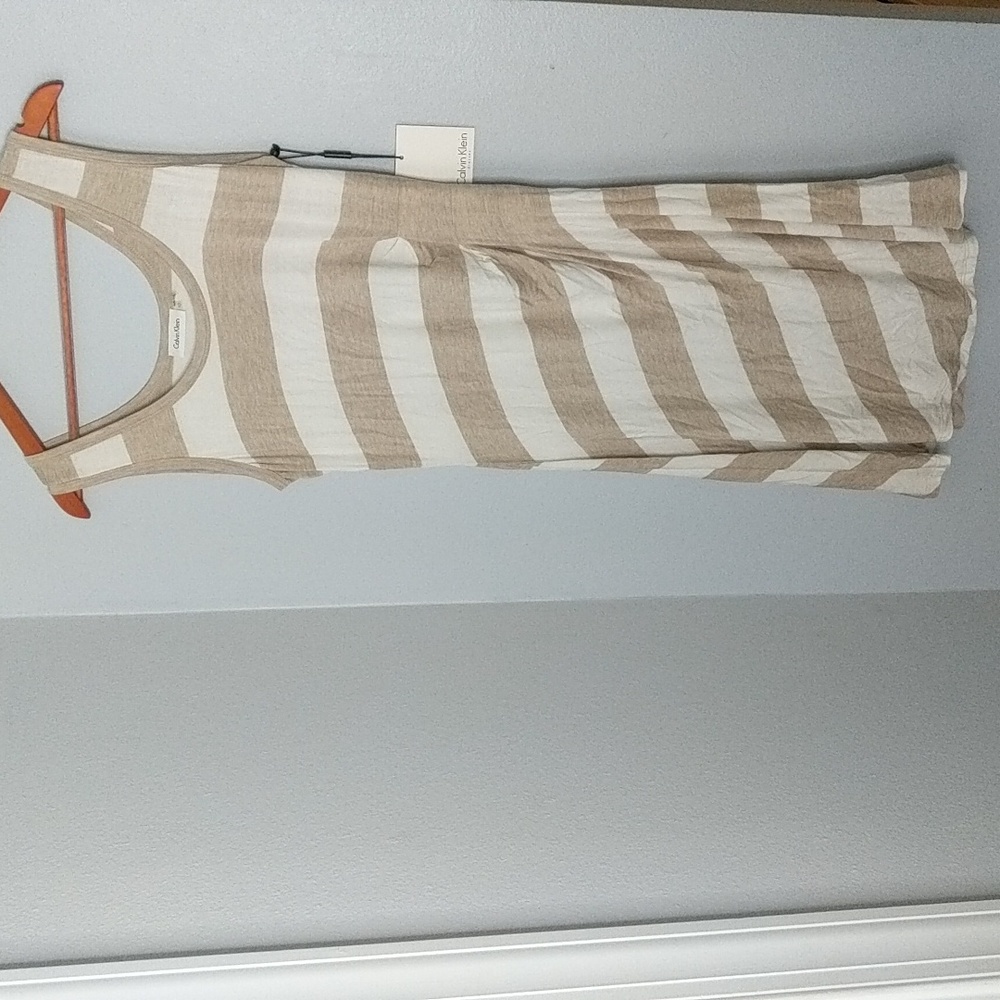 Calvin Klein dress NWT Striped
